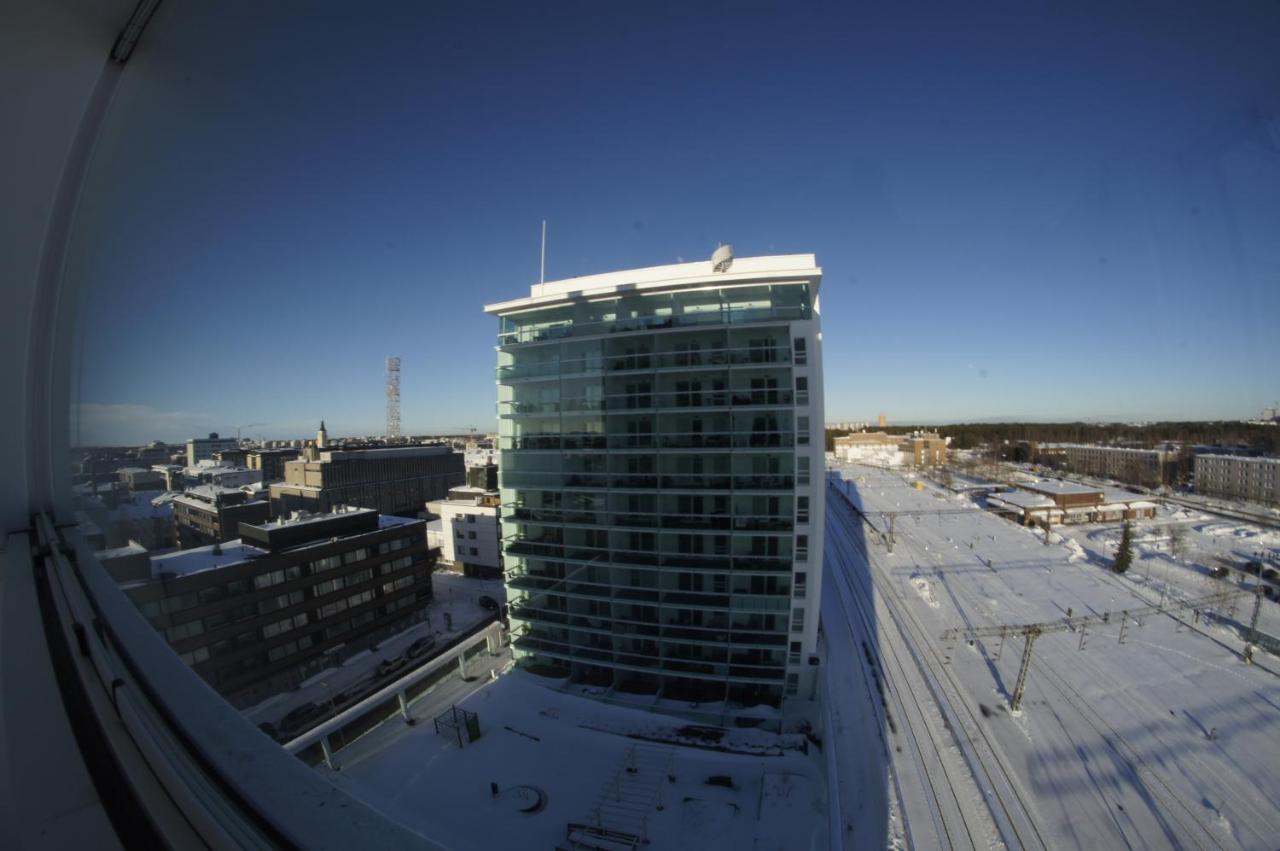 Keskustan Kaksio 45 M2 Autopaikalla, Rautatienkatu 19, 9 Krs Apartment Oulu Exterior photo